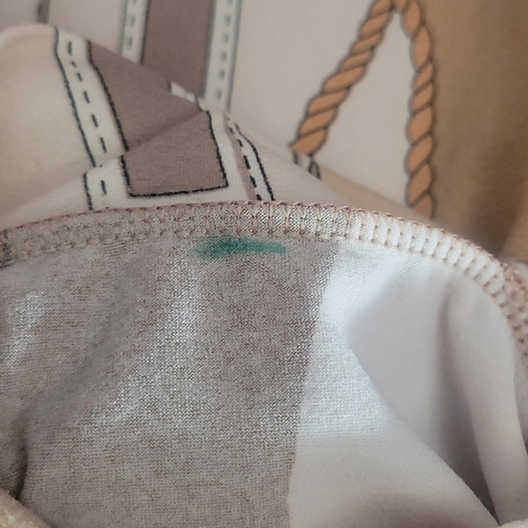 VTG 70s 80s Trompe l' Oeil Equestrian Print Top Med Old Money Preppy Maximalist - Picture 12 of 16